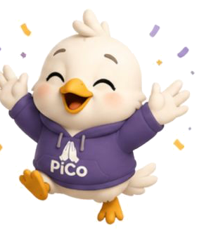 Pico qui célèbre une prière exaucée